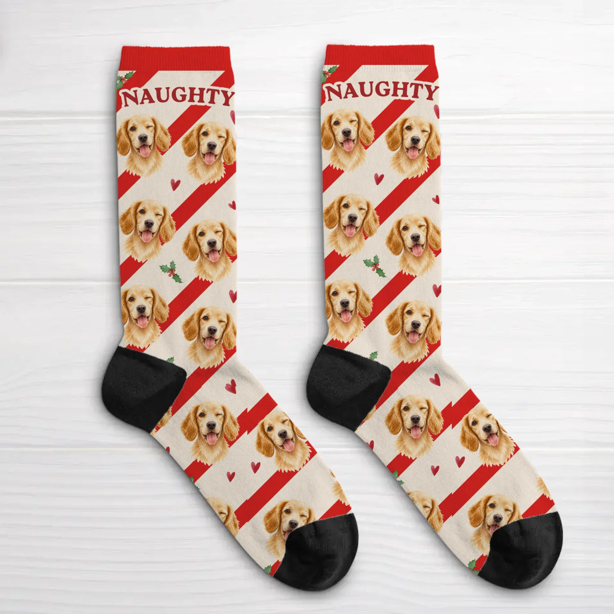 Personalized Socks - Naughty Christmas Pets