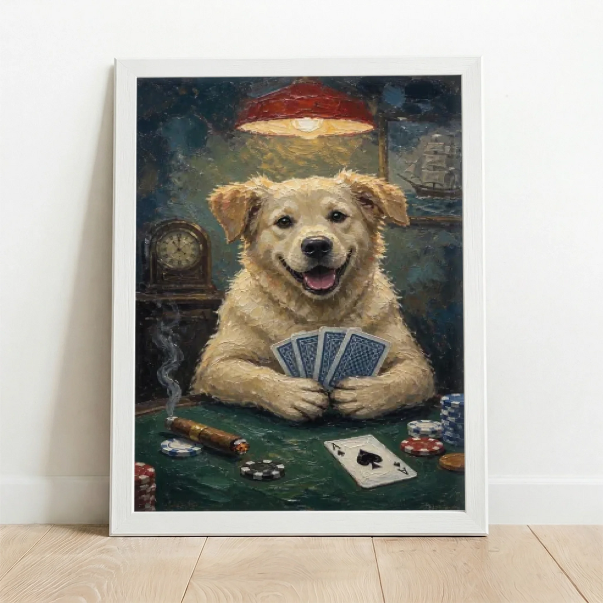 Framed Poster white