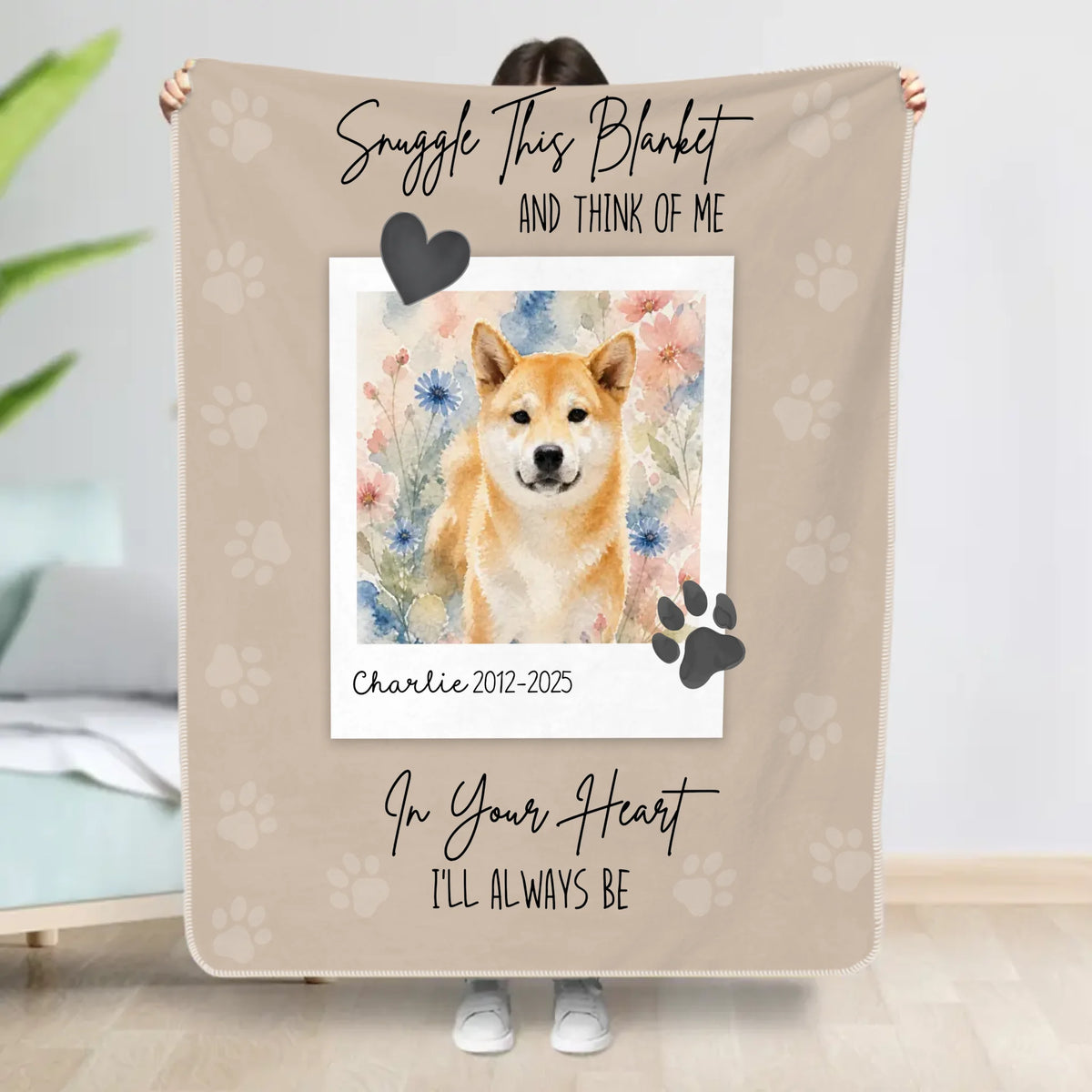Personalized Blanket - Pet Memorial