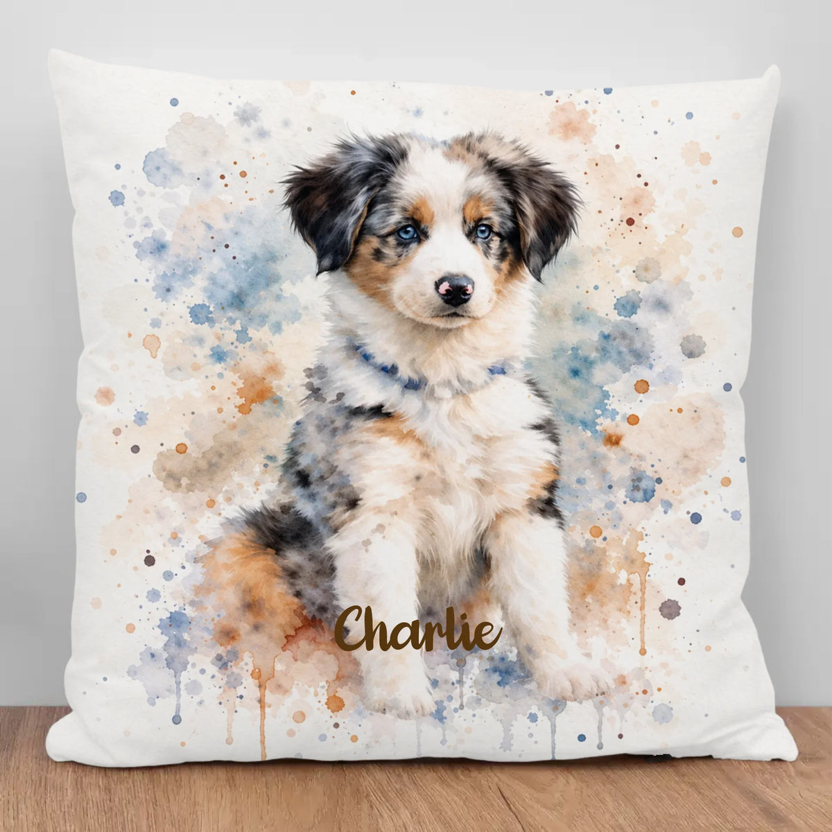 Personalized Pillow - Watercolor Realistic Portrait