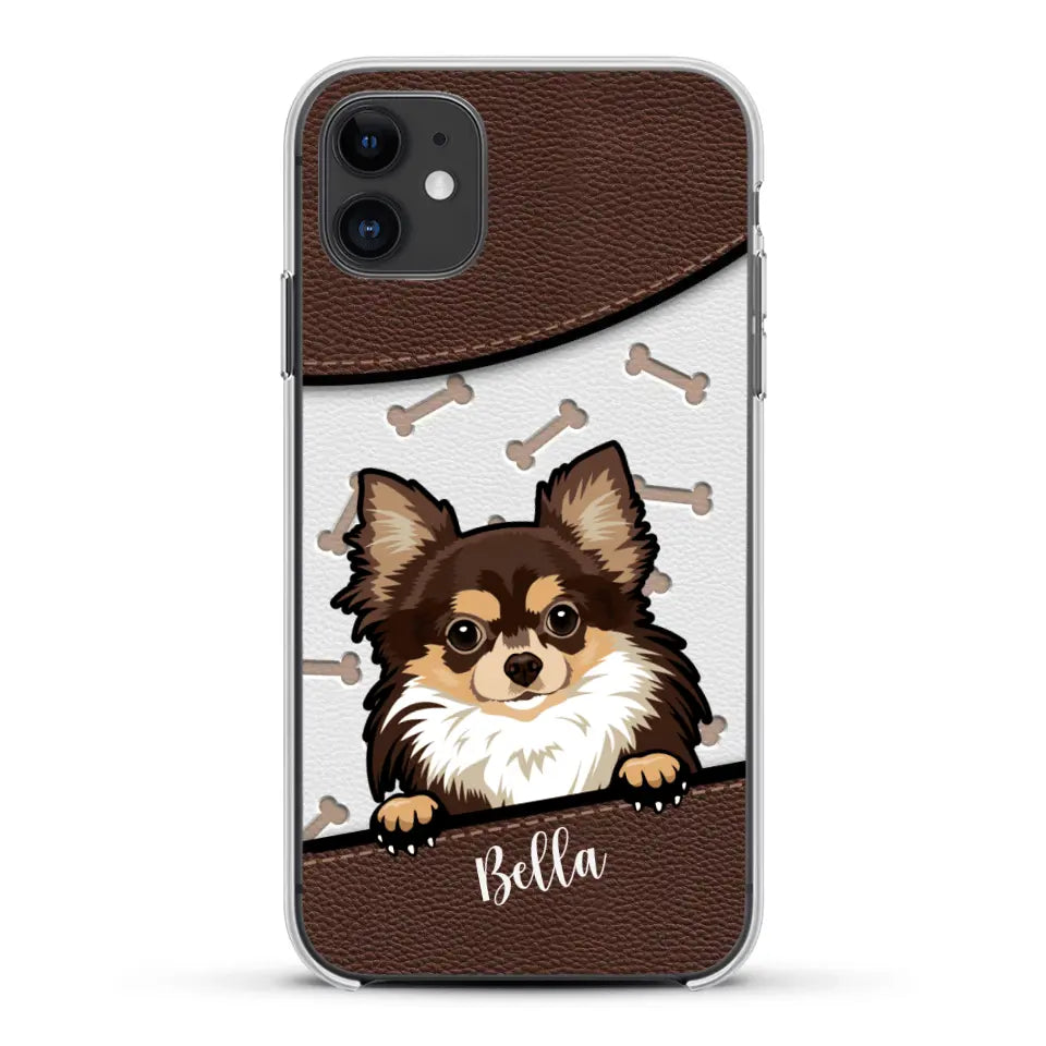 Pet leather look - Personalized Phone Case