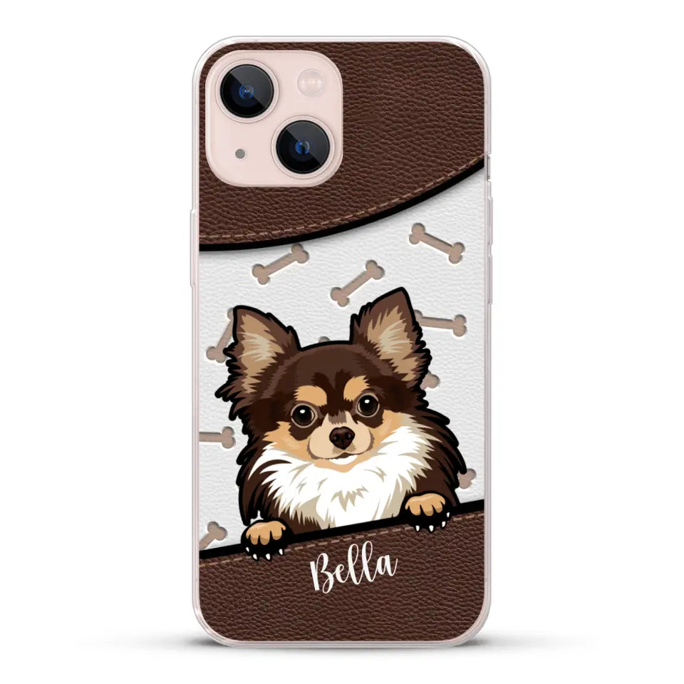 Pet leather look - Personalized Phone Case