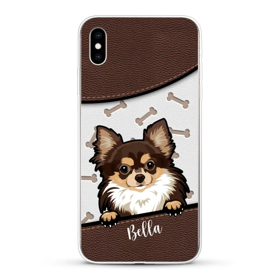 Pet leather look - Personalized Phone Case