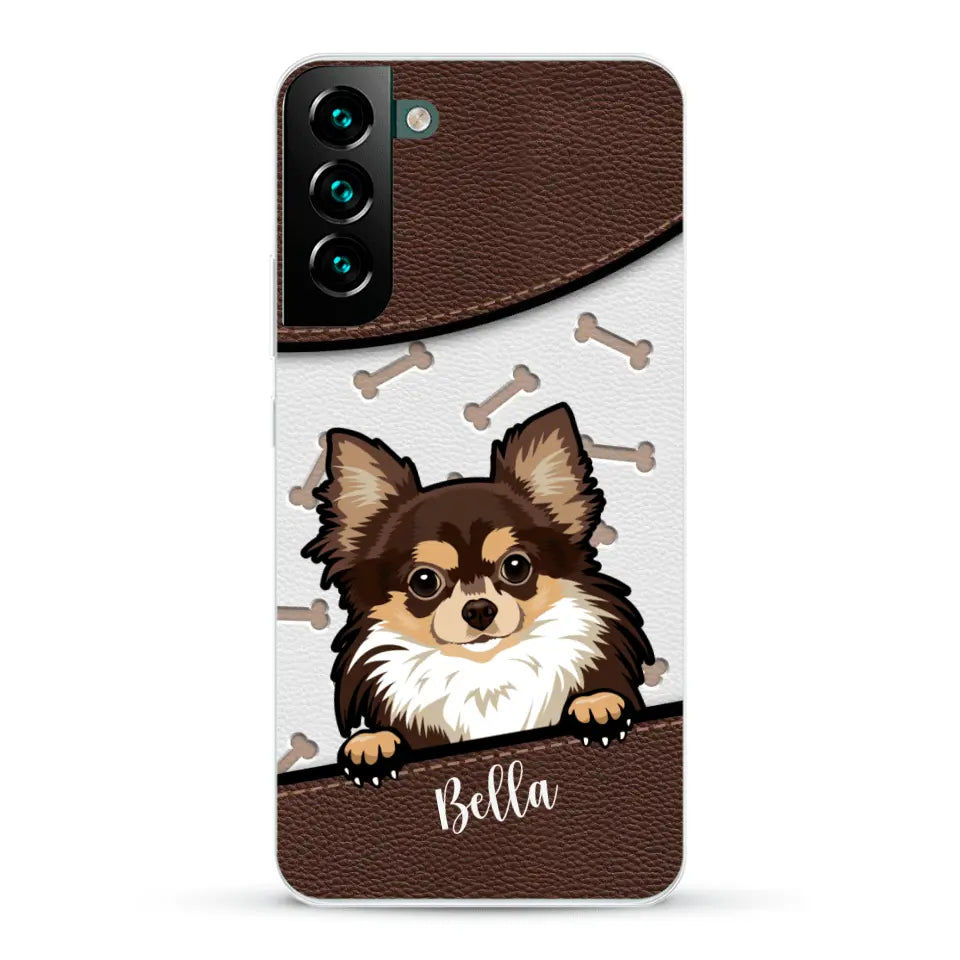 Pet leather look - Personalized Phone Case