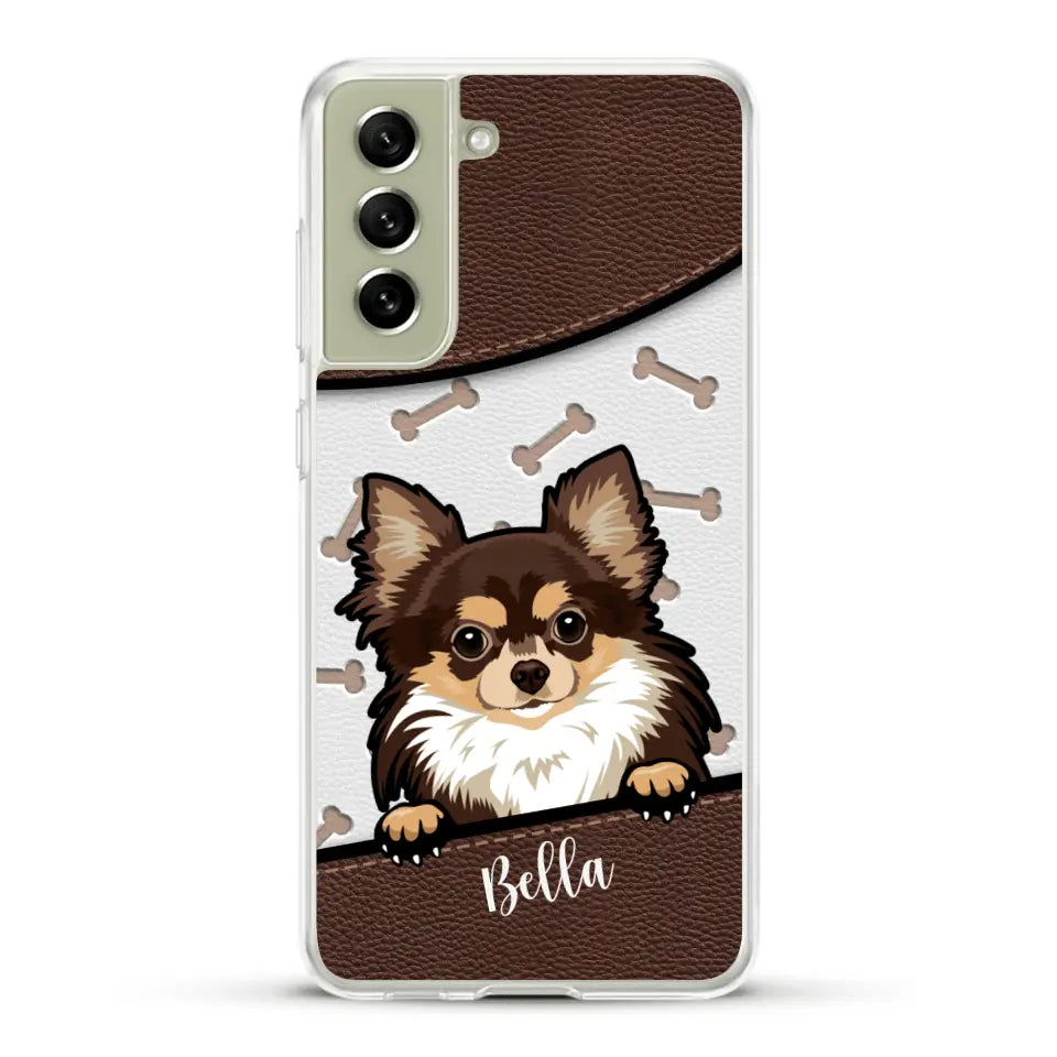 Pet leather look - Personalized Phone Case