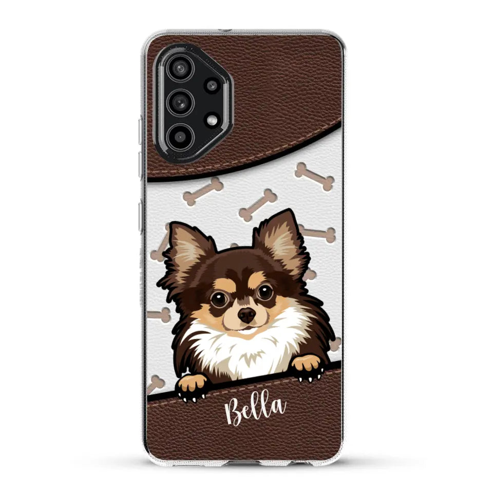 Pet leather look - Personalized Phone Case