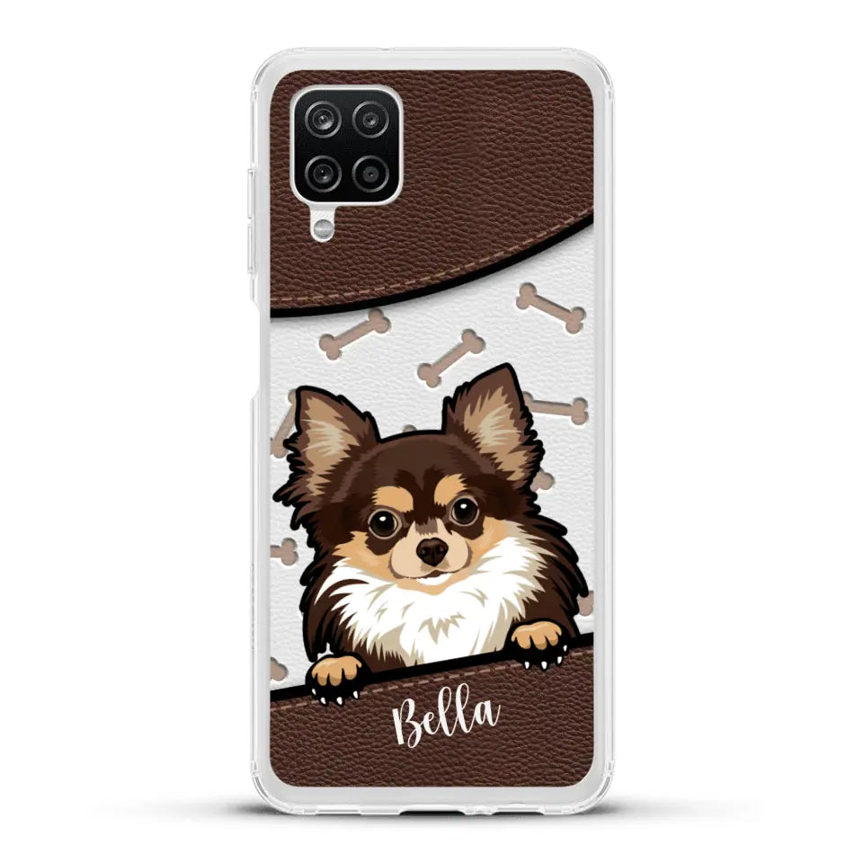 Pet leather look - Personalized phone case