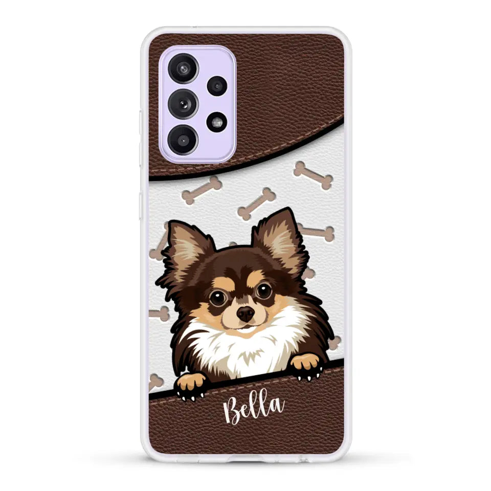 Pet leather look - Personalized Phone Case