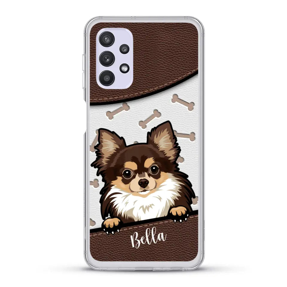 Pet leather look - Personalized Phone Case