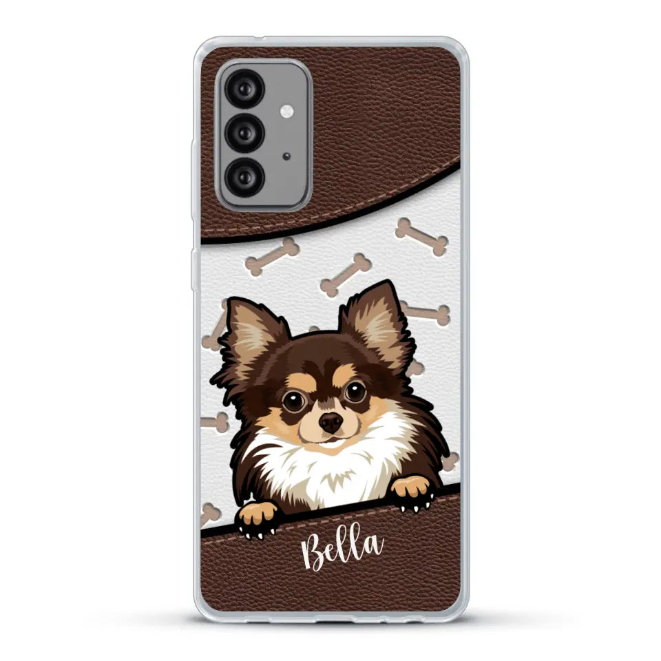 Pet leather look - Personalized Phone Case