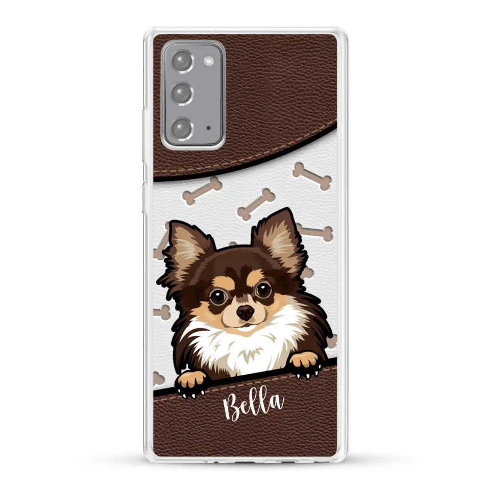 Pet leather look - Personalized Phone Case