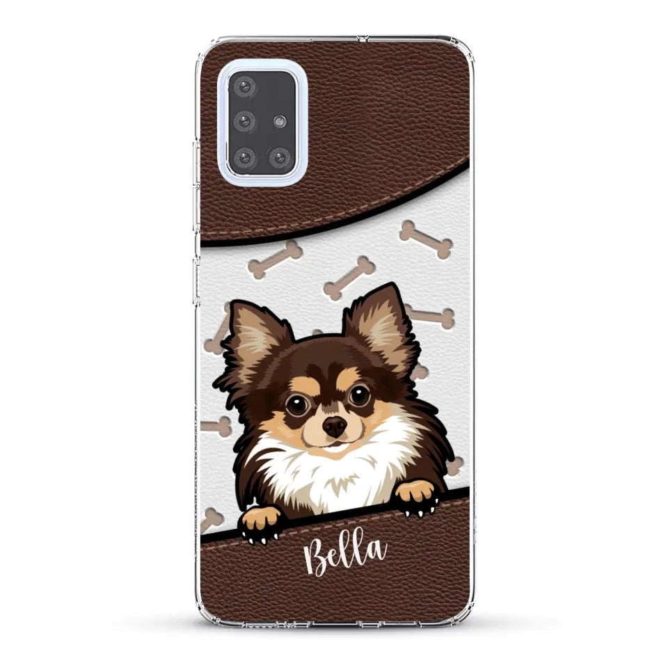 Pet leather look - Personalized Phone Case