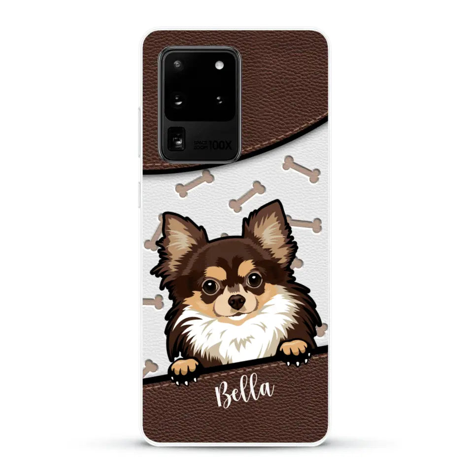 Pet leather look - Personalized Phone Case