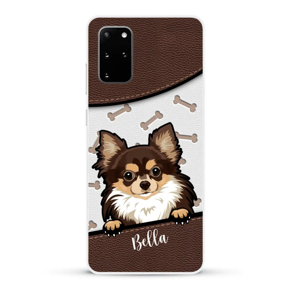 Pet leather look - Personalized Phone Case