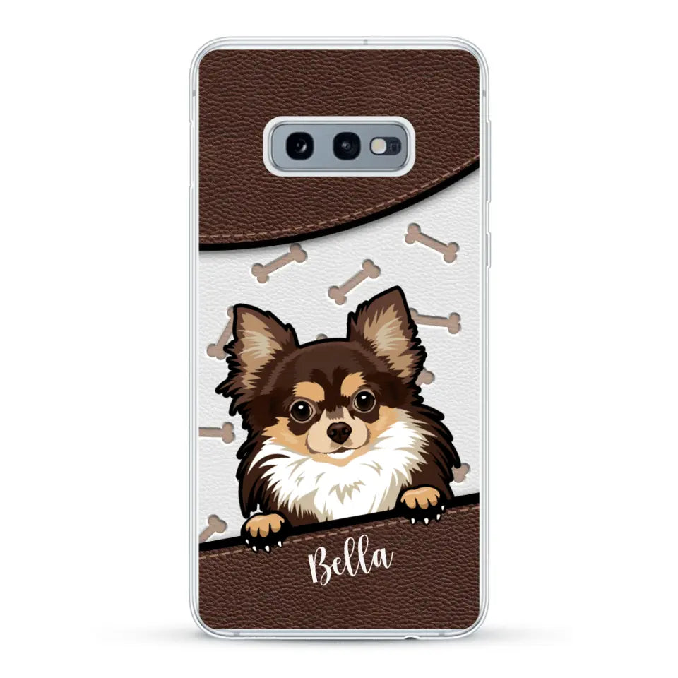 Pet leather look - Personalized Phone Case