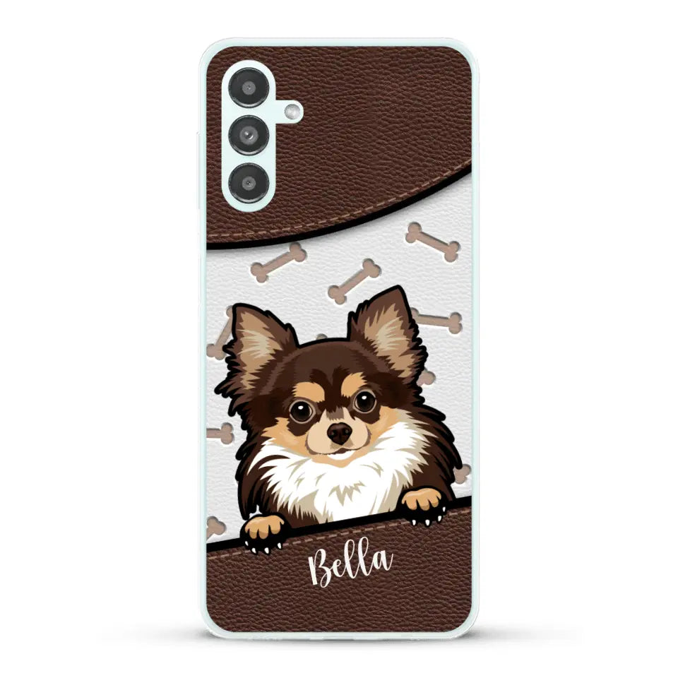 Pet leather look - Personalized Phone Case