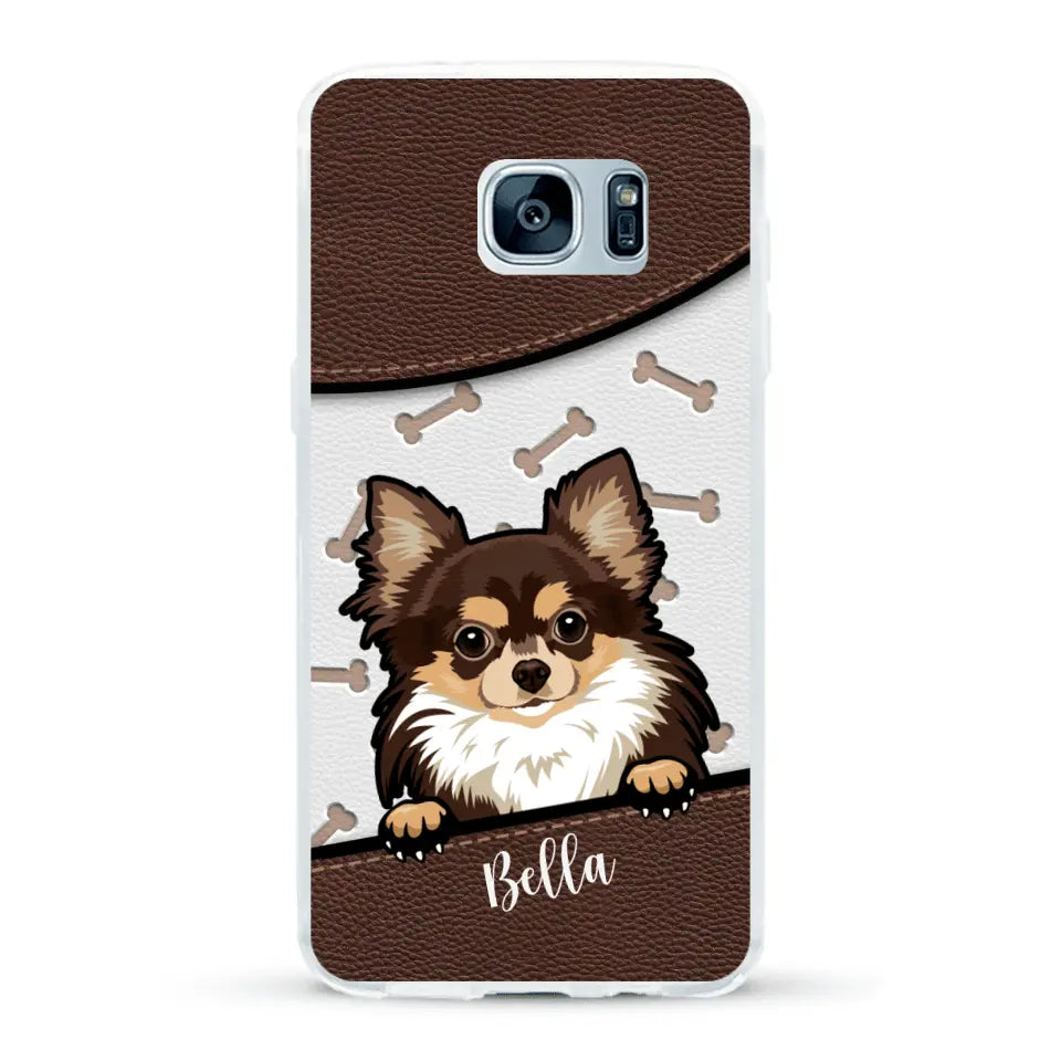 Pet leather look - Personalized Phone Case