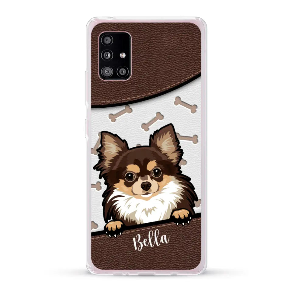 Pet leather look - Personalized phone case