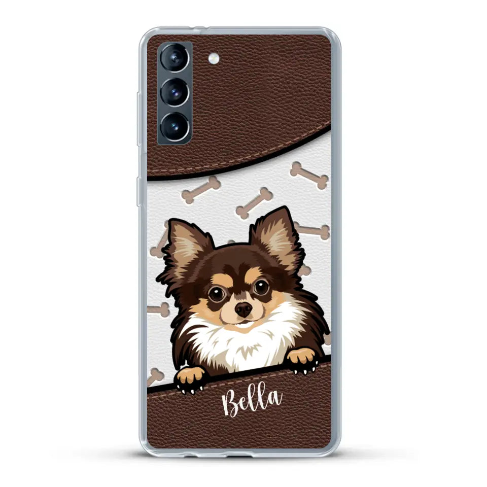 Pet leather look - Personalized Phone Case