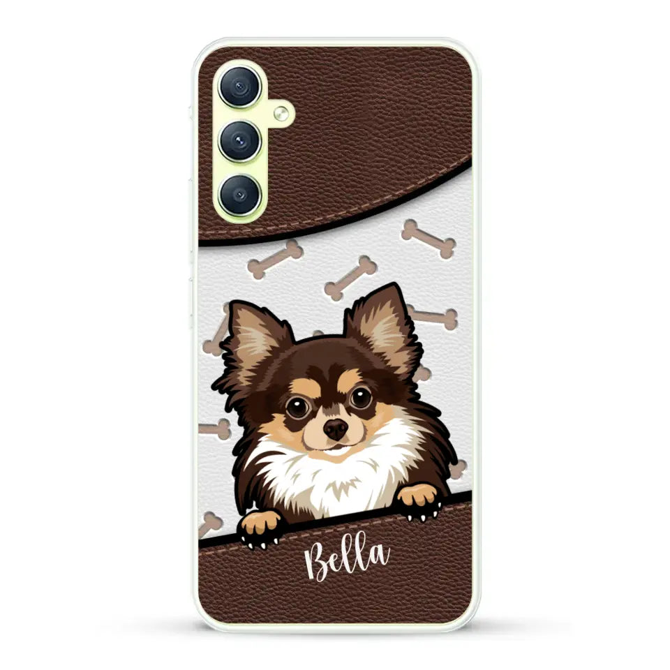 Pet leather look - Personalized Phone Case