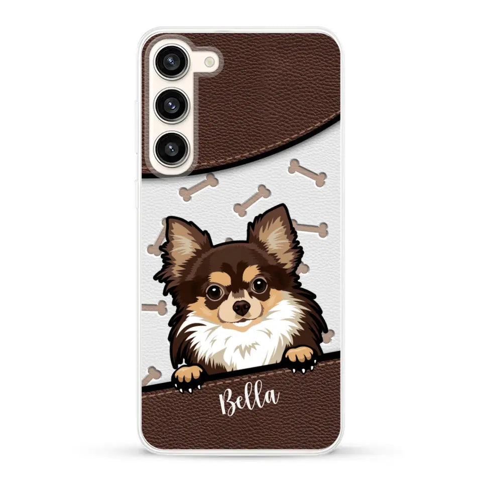 Pet leather look - Personalized Phone Case