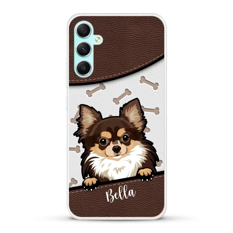 Pet leather look - Personalized Phone Case