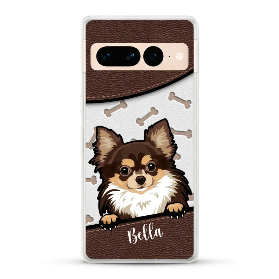 Pet leather look - Personalized Phone Case