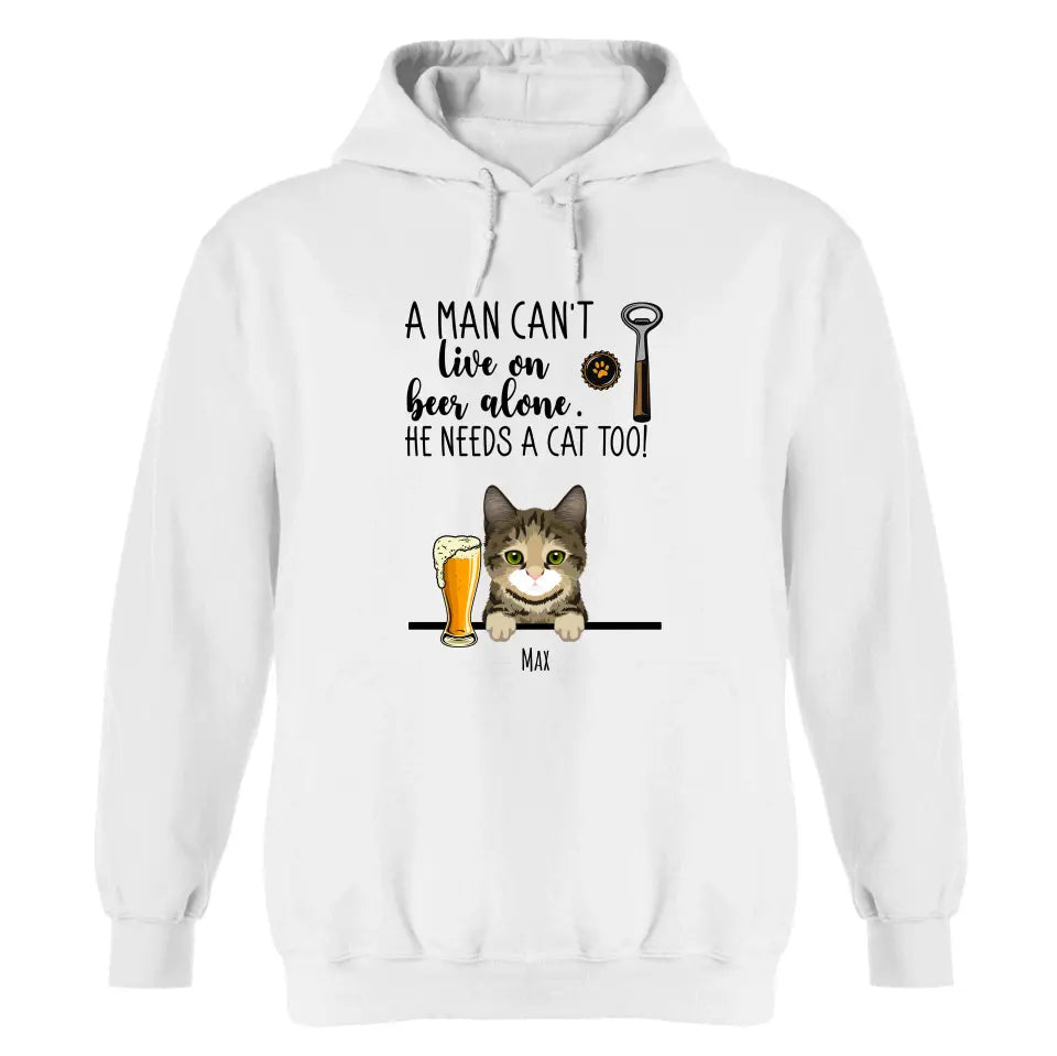 Beer & Meow - Personalized hoodie