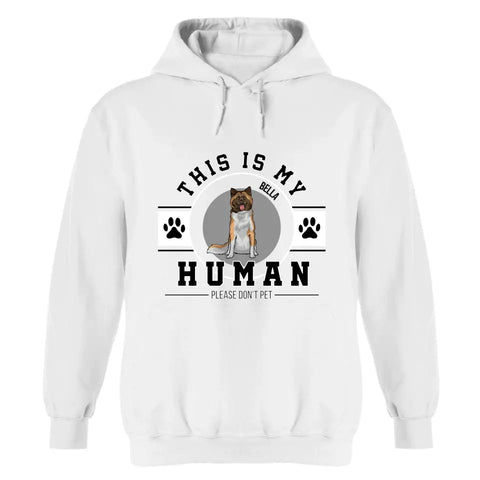 This is my human - Personalized Hoodie - Featured Image