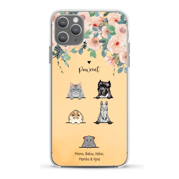 All my pets - Personalized Phone Case