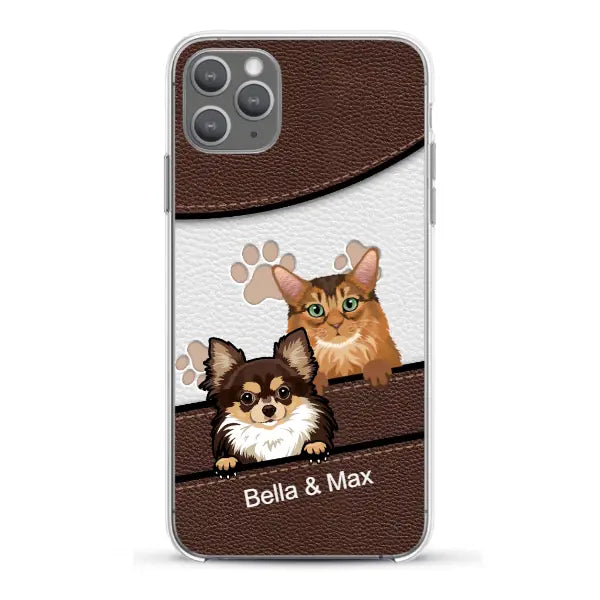 Pet leather look - Personalized Phone Case