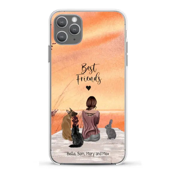 Together with my pet - Personalized Phone Case