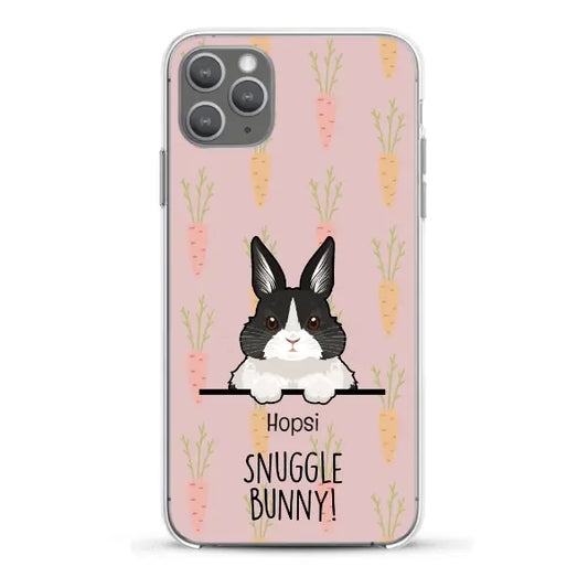 Snuggle bunny - Personalized Phone Case