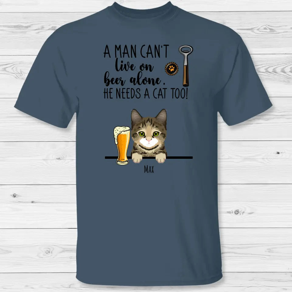 Beer & Meow - Personalized t-shirt