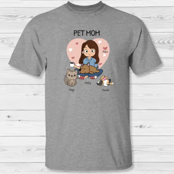 Pet parent - Personalized T-Shirt (Comic style)