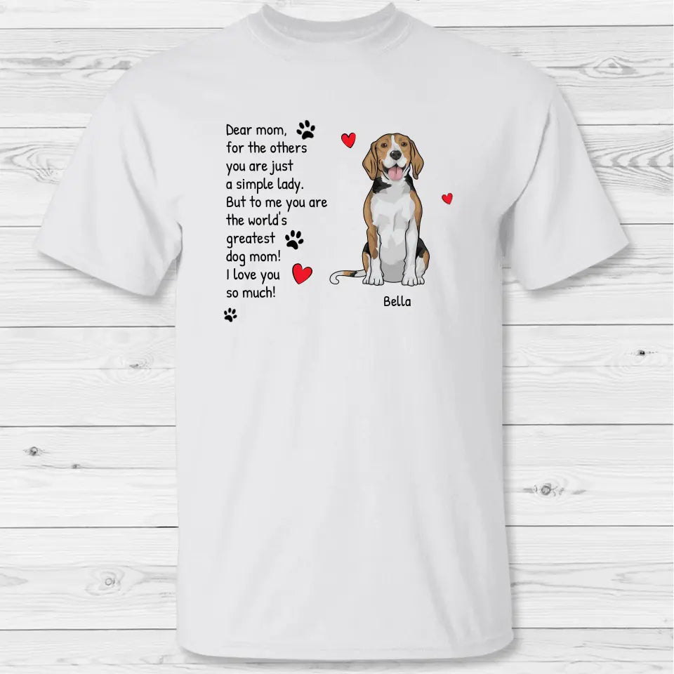 The world's greatest pet parent - Personalized T-Shirt