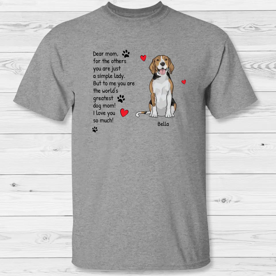 The world's greatest pet parent - Personalized T-Shirt