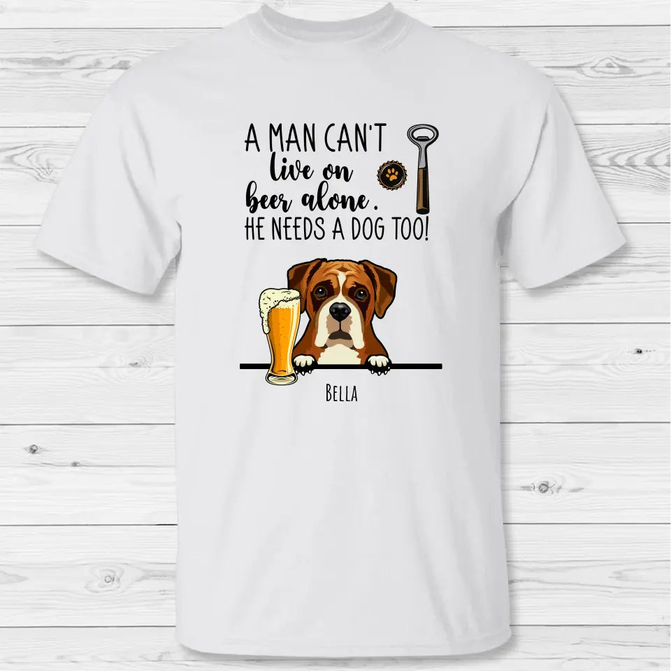 Beer & Woof - Personalized T-Shirt