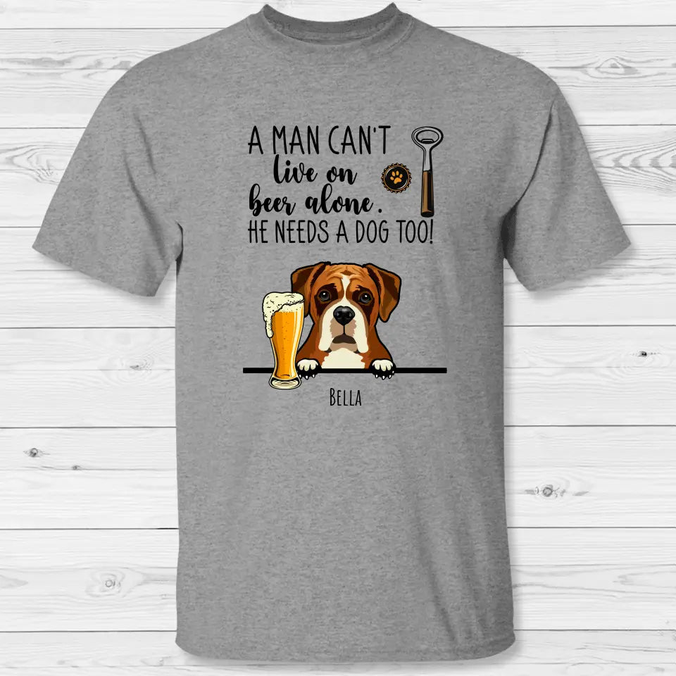 Beer & Woof - Personalized T-Shirt