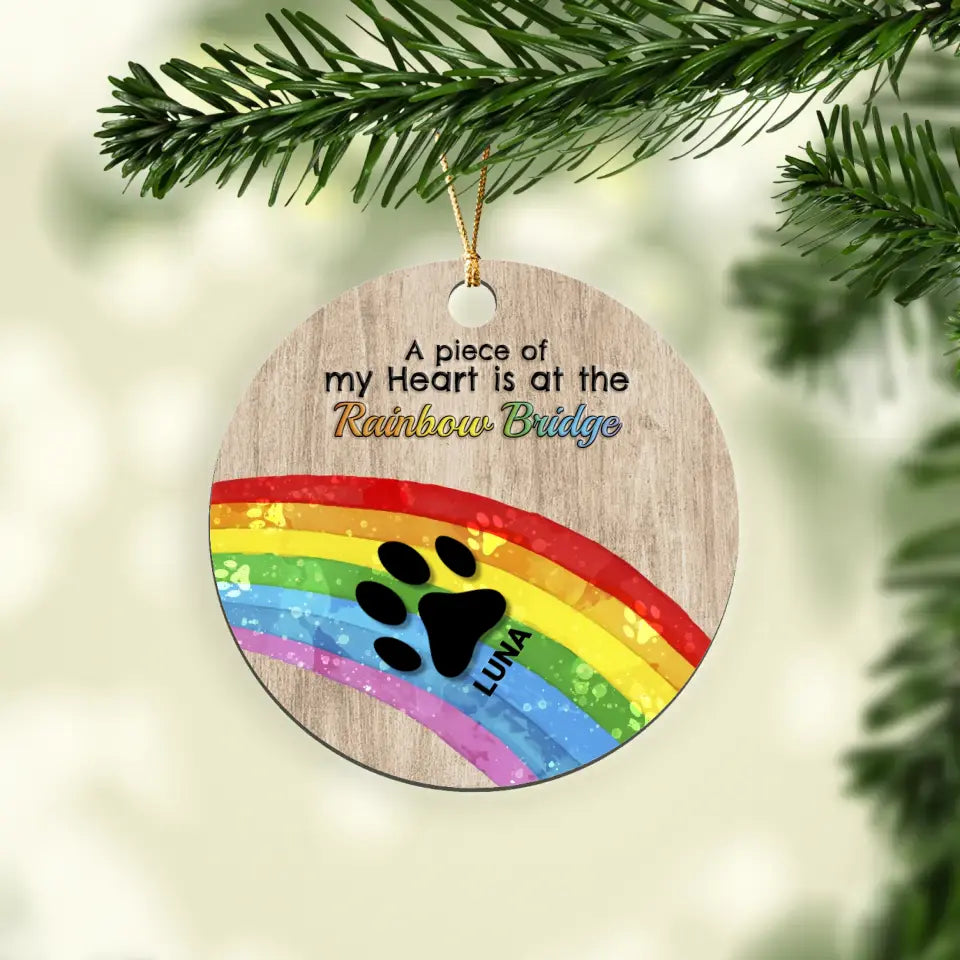 Rainbow Bridge - Personalized ornament