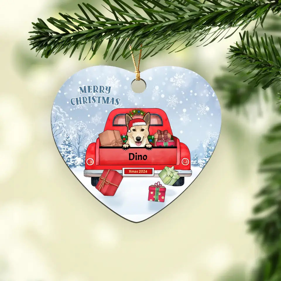 Christmas with Pets - Personalized ornament