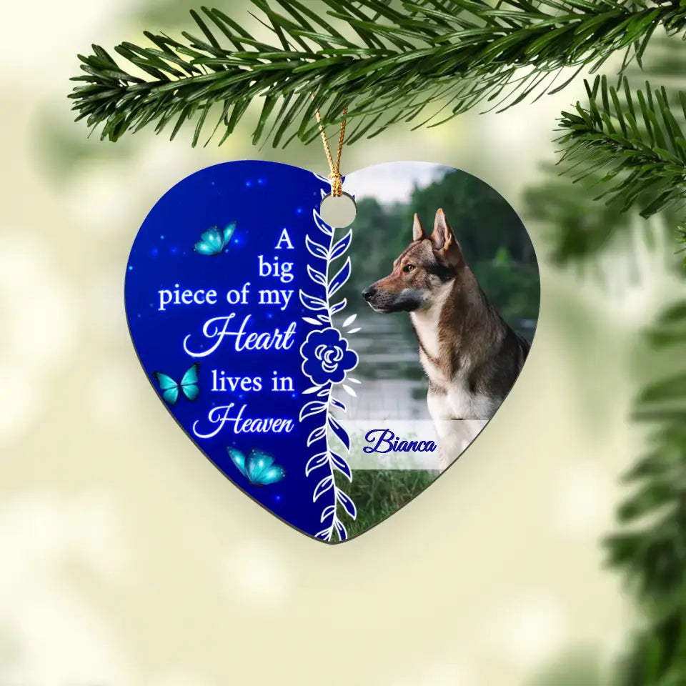 A big Piece of my Heart - Personalized ornament