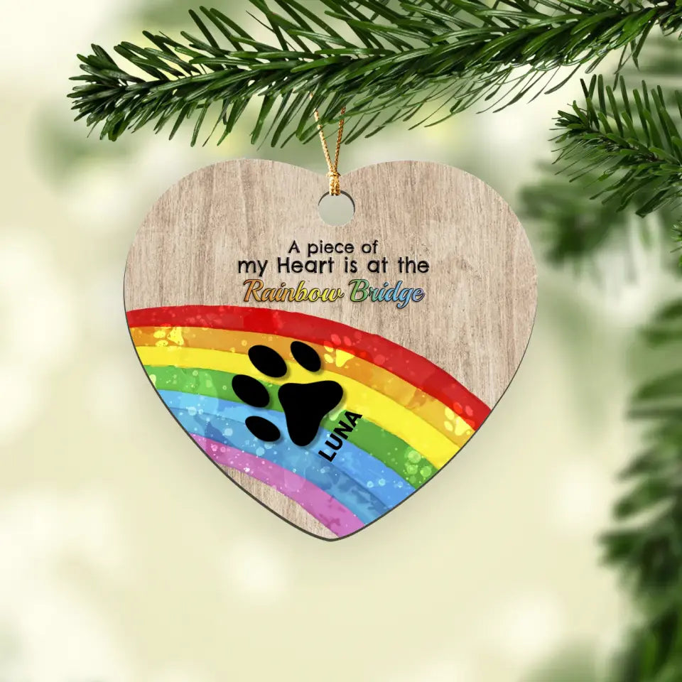 Rainbow Bridge - Personalized ornament