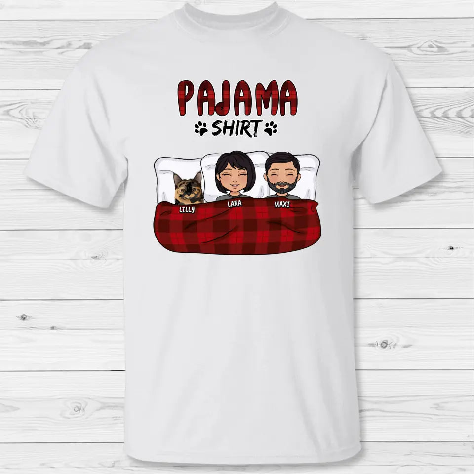 My pajama shirt (couple) - Personalized T-Shirt