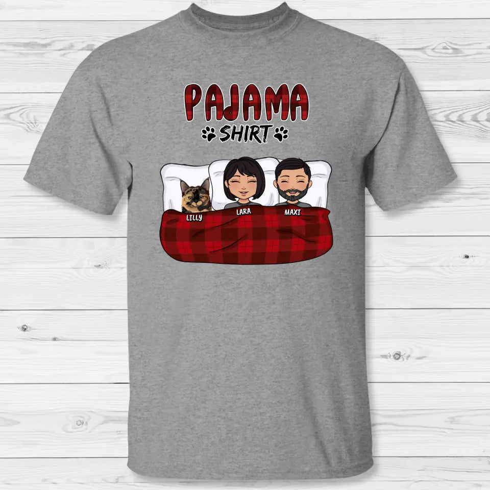 My pajama shirt (couple) - Personalized T-Shirt