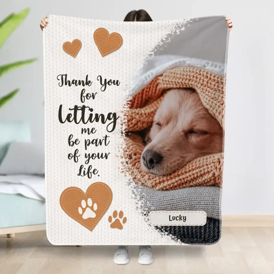 Thank you - Personalized Blanket