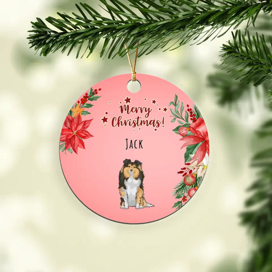 Merry Christmas - Personalized ornament