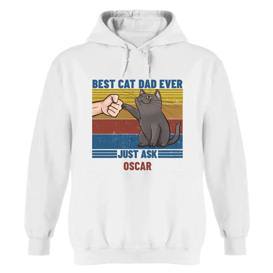 Best cat pawrent ever - Personalized hoodie