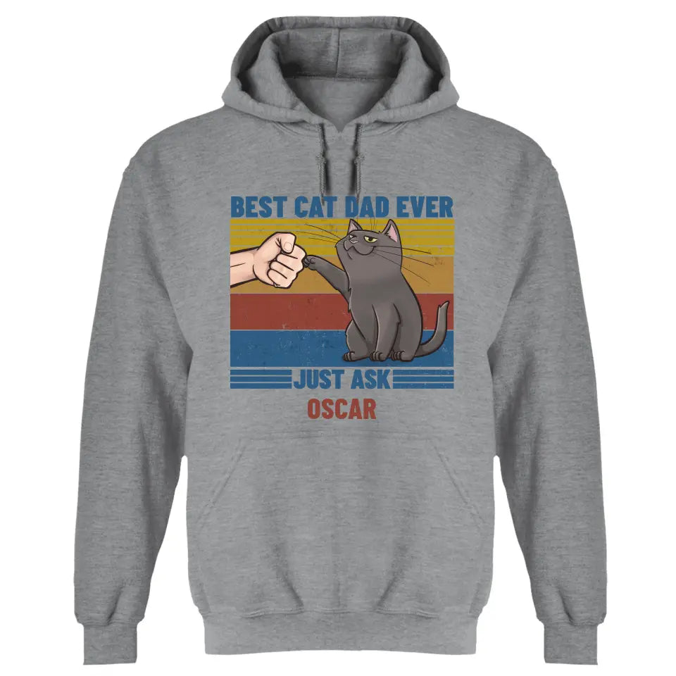 Best cat pawrent ever - Personalized hoodie