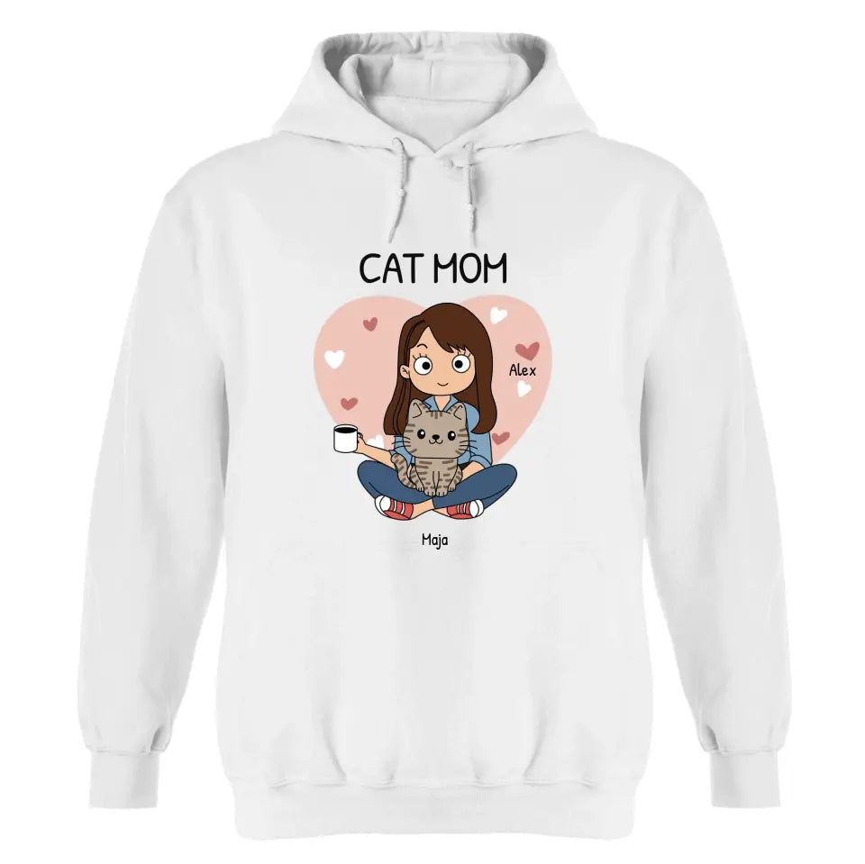 Pet parent - Personalized Hoodie (Comic style)